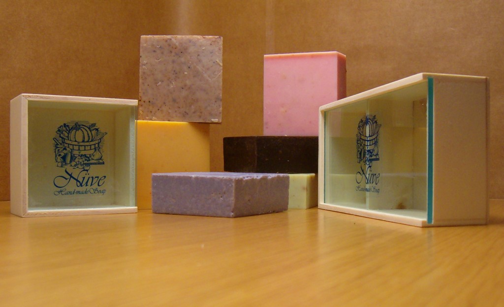 Handmade olive oil soaps