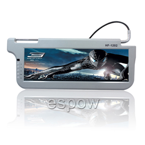 Car sun visor with 12.2 inch monitor