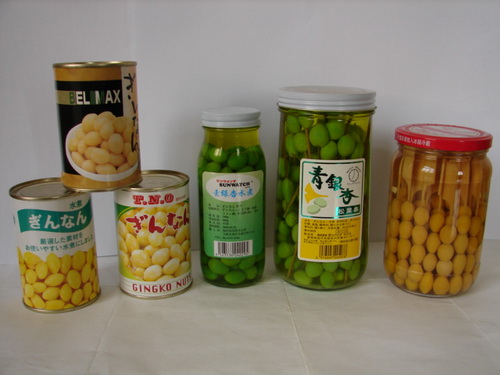 canned gingko nut