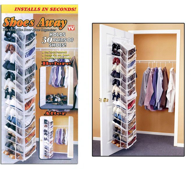 Door 30 pairs shoe organizer