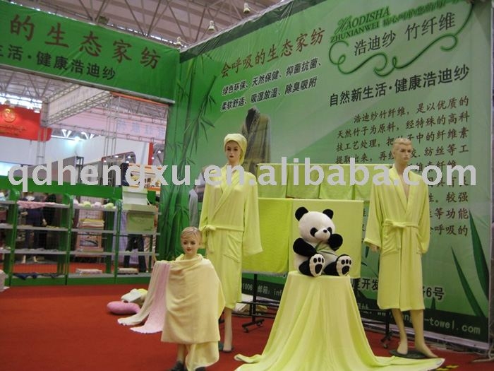 bamboo fiber bathrobe