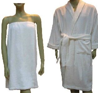 100% Cotton Towelling Bathrobe