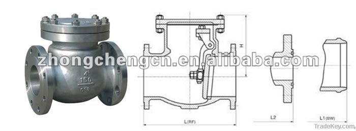 single disc swing check valve