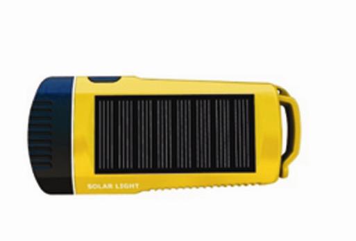 Solar mini flashlight