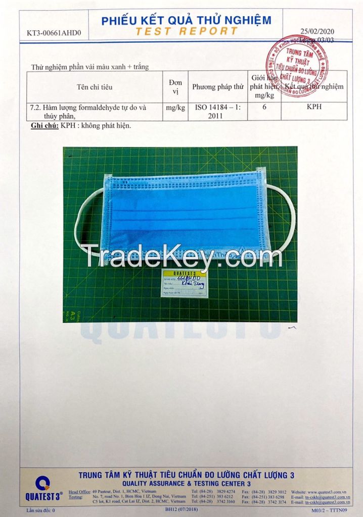 Face Mask best price from Vietnam