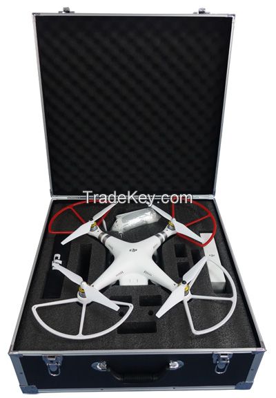 DJI phantom 3 aluminum big case for prop guards