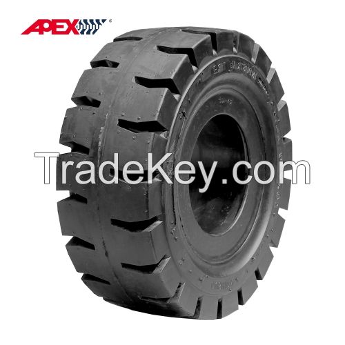 Solid Forklift Tires For (5, 8, 9, 10, 12, 15, 16, 20, 24, 25 Inches)