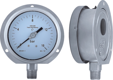 liquid gauges with bayonet bezel