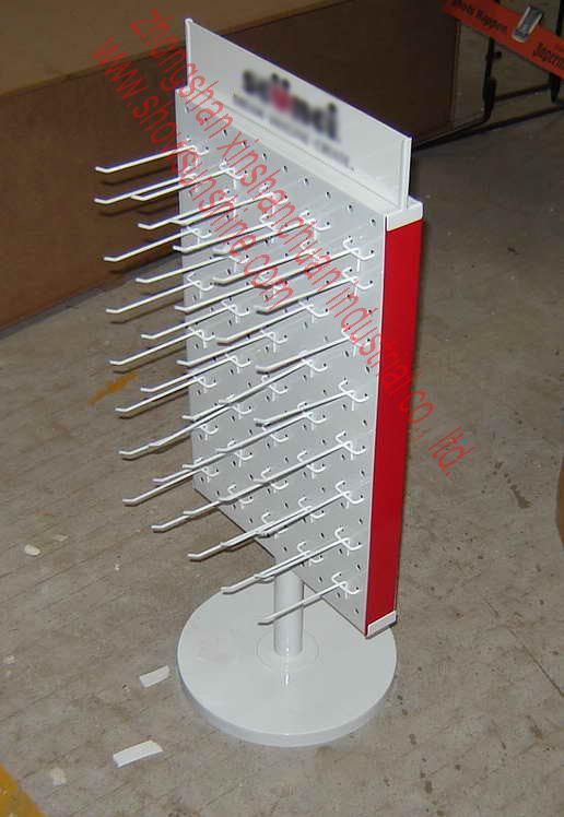 pegboard display stand