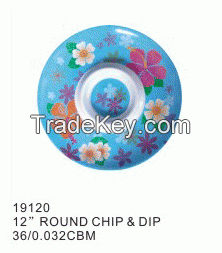 melamine plate custom melamine plate deluxe dinner plate Round melamine dessert serving plate with beautiful decal