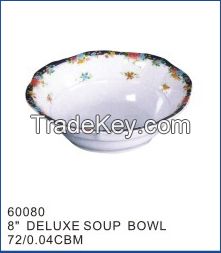 Various certificate melamine colorful salad bowl Best selling good price plastic salad serving bowl