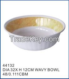 Top quality colorful melamine food storage bowl Functional large capacity melamine green durable bread mixing bowl