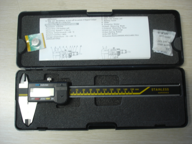 Electronic Digital Vernier Caliper and Digimatic Calliper Gauge 3Keys