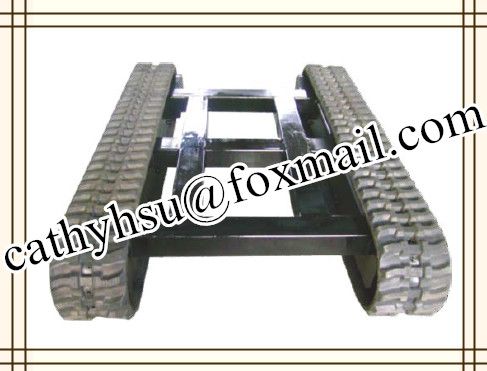 custom built rubber track system track undercarriage from China factory