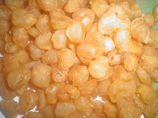 Golden dried longan