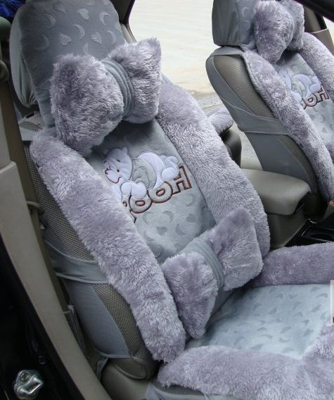 plush car seat cover for winter