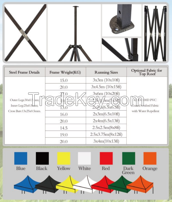 Steel Folding Tent B2