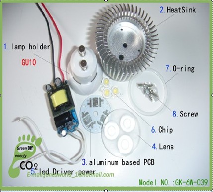 led light parts