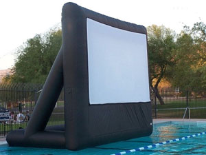 inflatable screen/moving screen