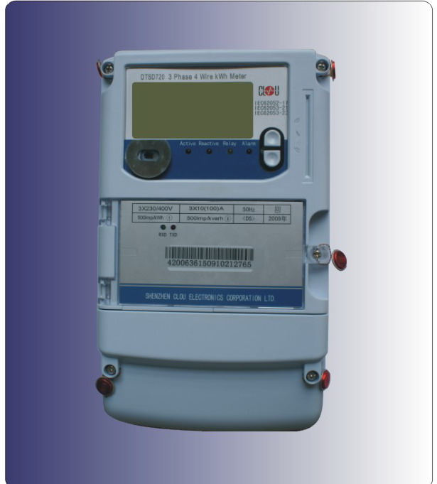 Three Phase Multifunction, Multi-tariff kWh Meter