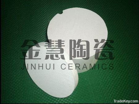 Infrared honeycomb ceramic radiation plate