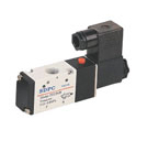 Pneumatic solenoid valve and Pneumatic flow control valve