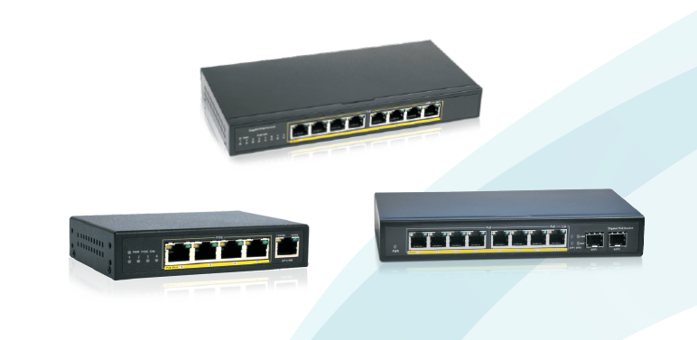 SCSGW-1100P GIGABIT ETHERNET SWITCH POE