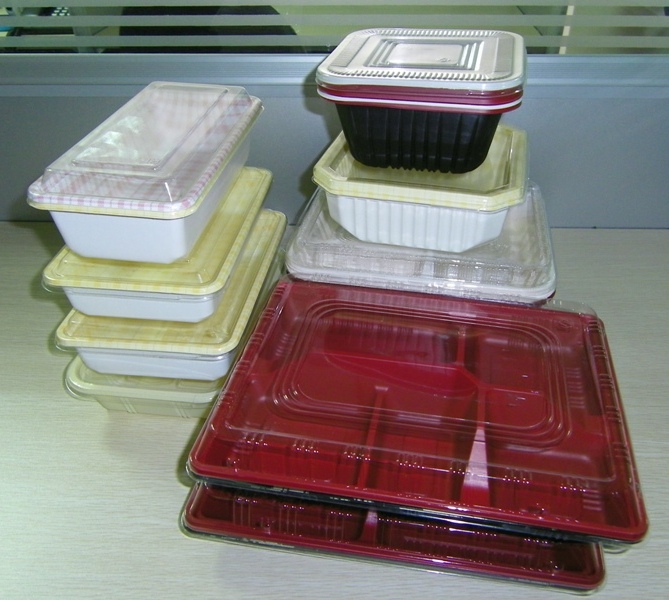 disposable plastic food container