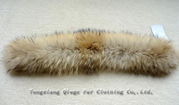 raccoon fur collar