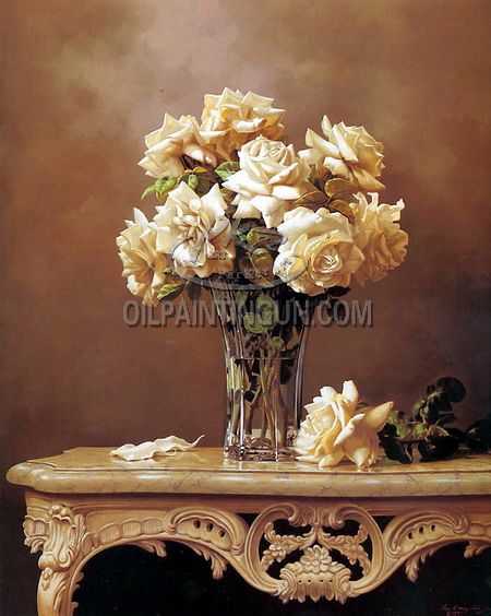 Oil painting Classical flower