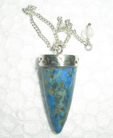 Crystal Pendulum with Silver Chain