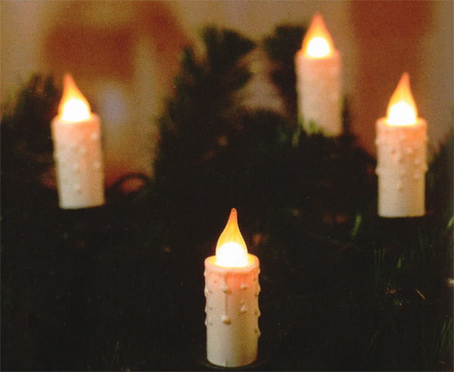 Flickering Candle Arch,christmas lights