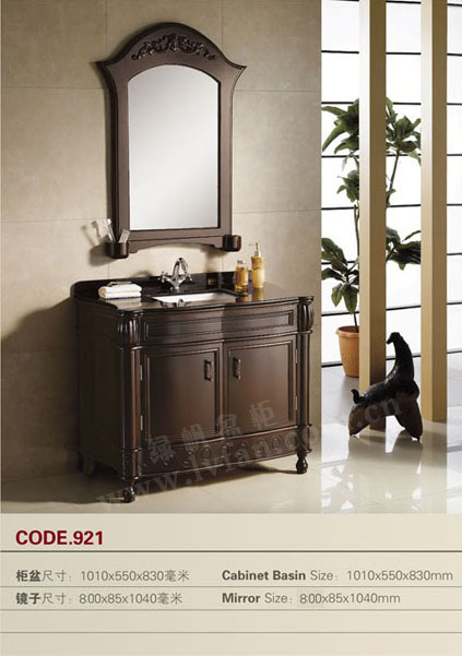 Oak cabinet, bathroom cabinet, sanitary ware