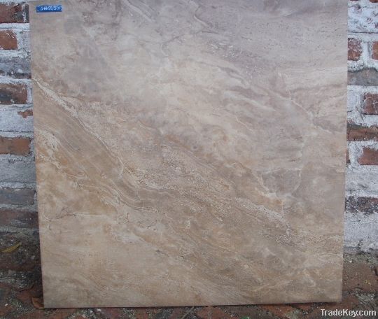 Glazed porcelain tile