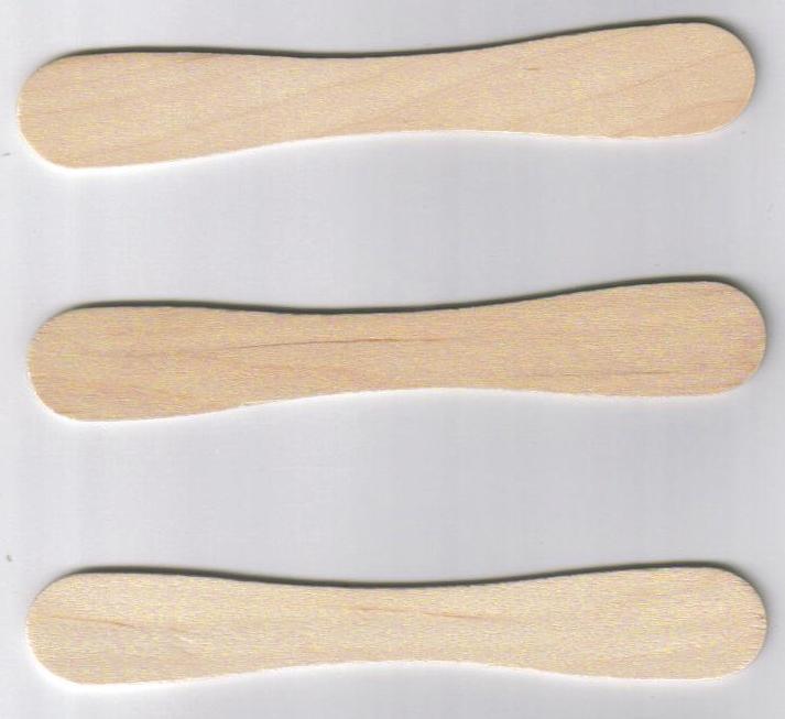 wooden ice cream spoons