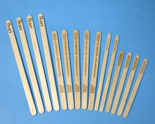 wooden coffee stirrers