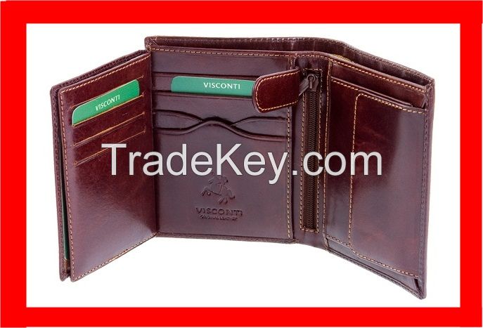 Leather Mens Wallets Bifold