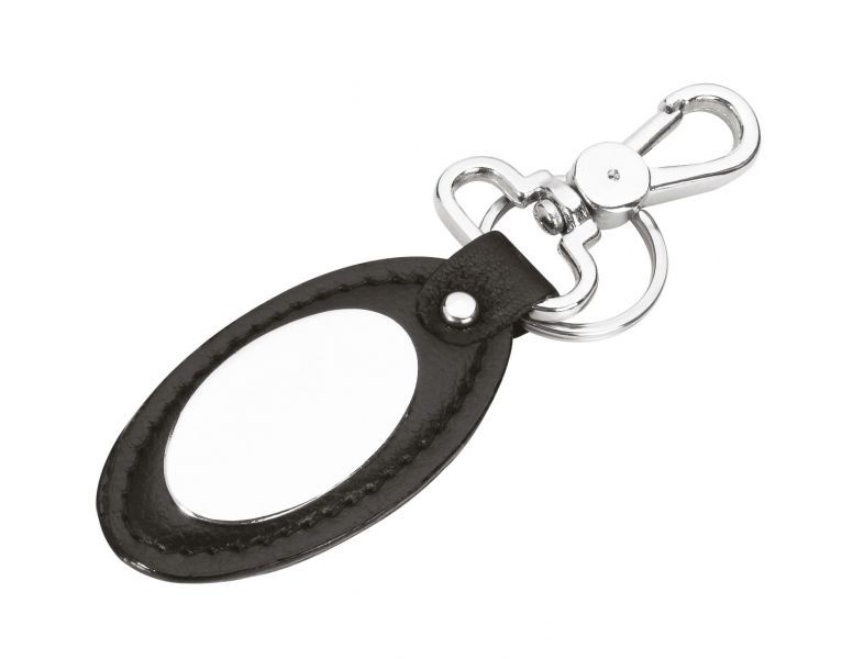 Leather Metal Keychians Promotional Rubber Keyrings