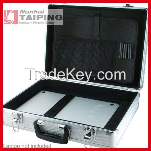 2015 fashion aluminum computer briefcase tool box
