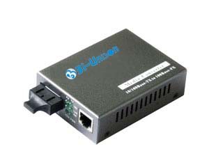 10/100Base-TX to 100Base-FX FE Media Converter , SC Multi-Mode, 2KM