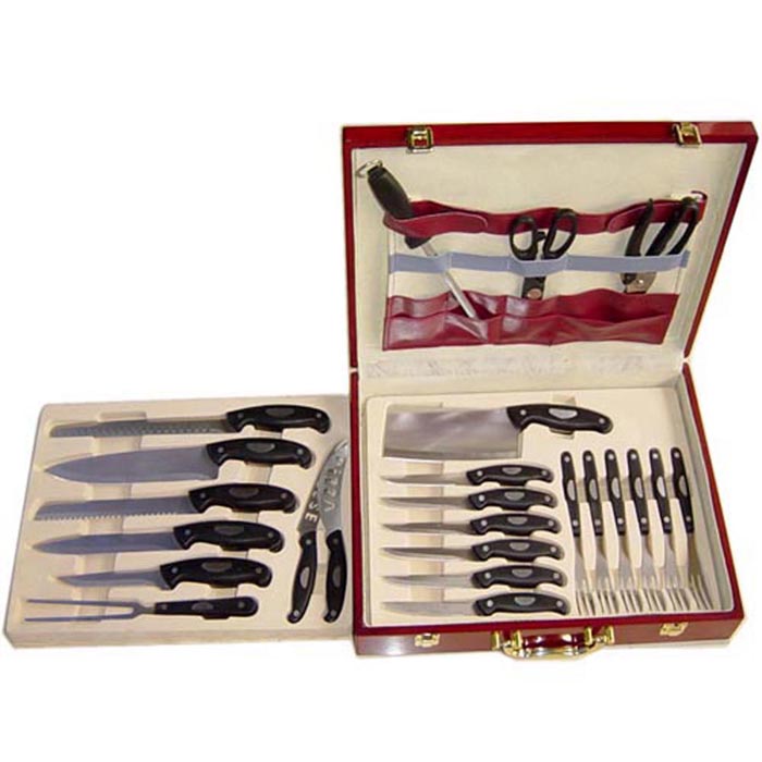 25 PCS Kitchen knife set