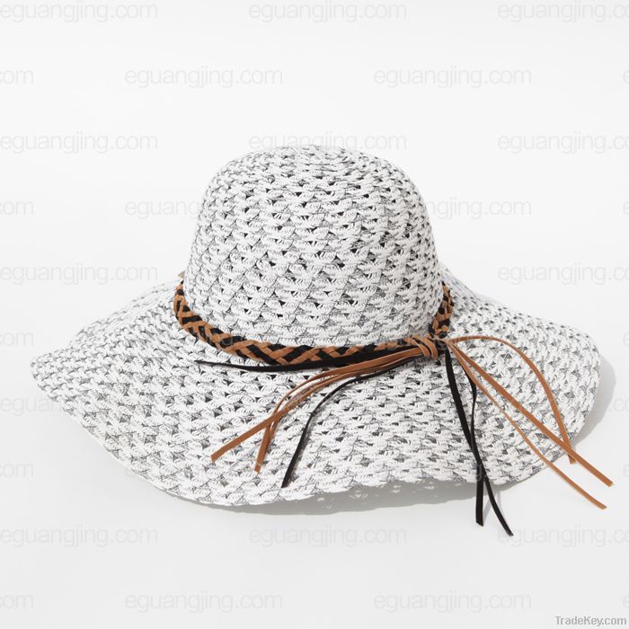 Sell Ladies Wide Large Brim Straw Hats(BX702)