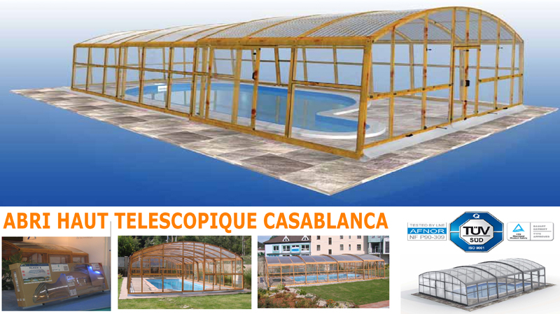 abri de piscine idealcover cASABLANCA