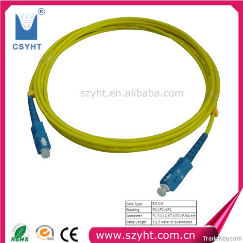 SC fiber optic patch cord