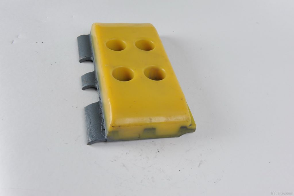 excavator polyurethane track pads