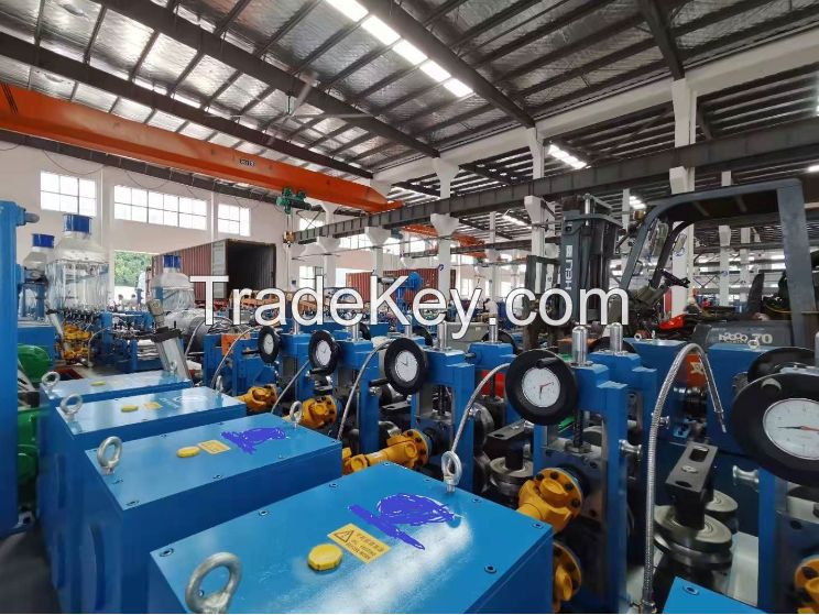 High Frequency Longitudinal Seam Carbon Steel Tube Mill Machine