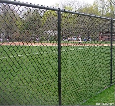 galvanized chain link fence