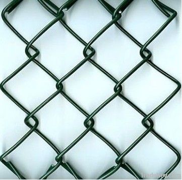 galvanized chain link fence