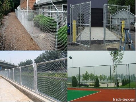 galvanized chain link fencing