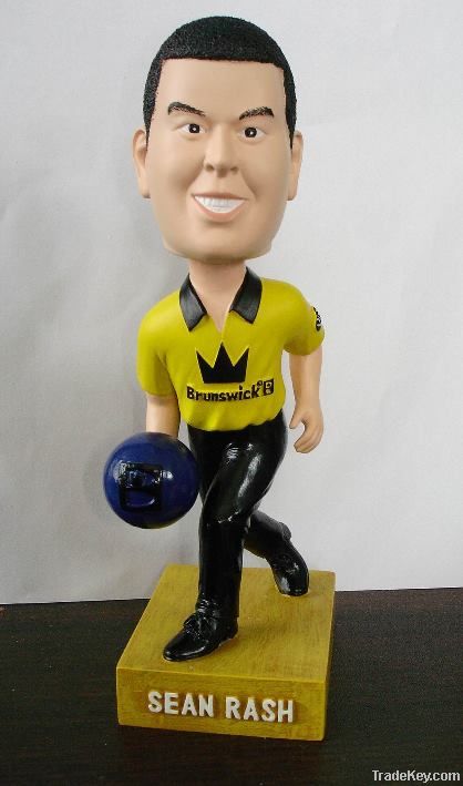 resin crafted bobble head